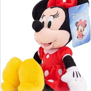 Red Minnie Mouse 11” Plush